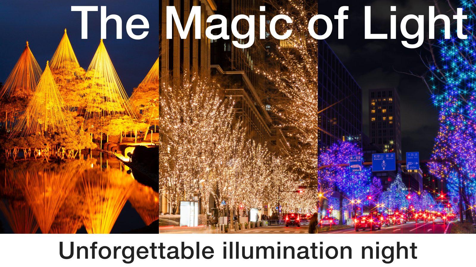 【The Magic of Light】The unforgettable illumination night