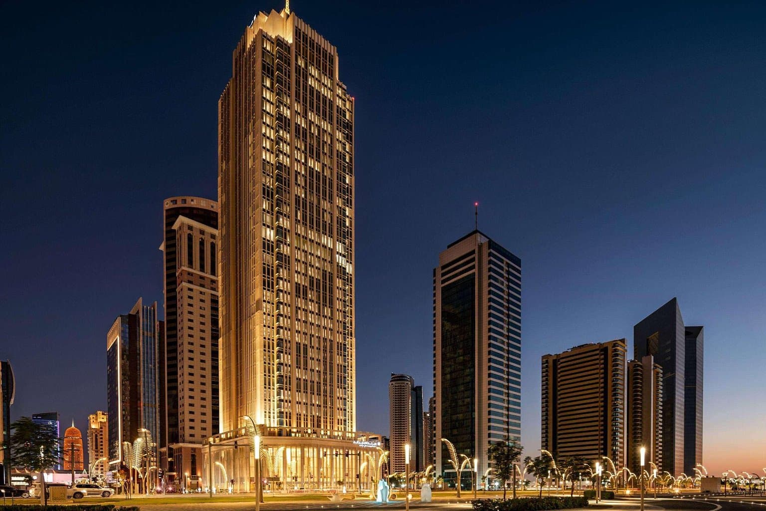 Wyndham Grand Doha West Bay beach