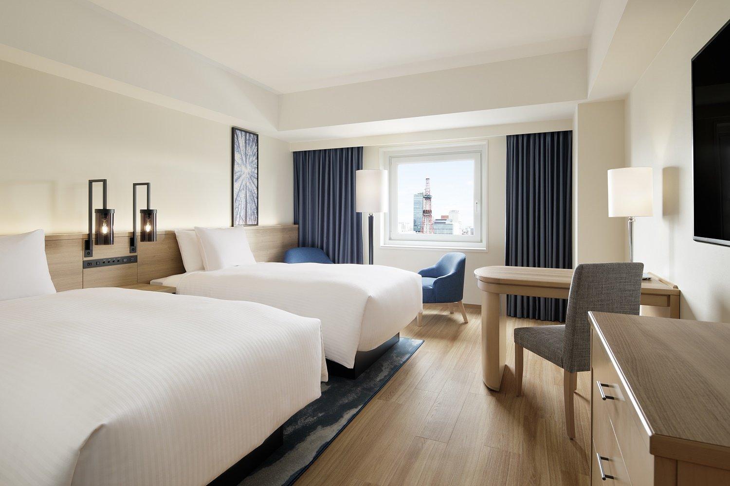 Twin Bed Room - Fairfield by Marriott Sapporo（札幌萬豪費爾菲爾德酒店）