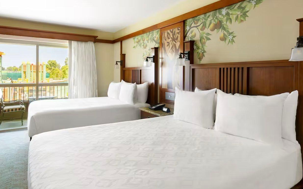 Downtown Disney View with 2 Queen Beds - Disney's Grand Californian Hotel & Spa
