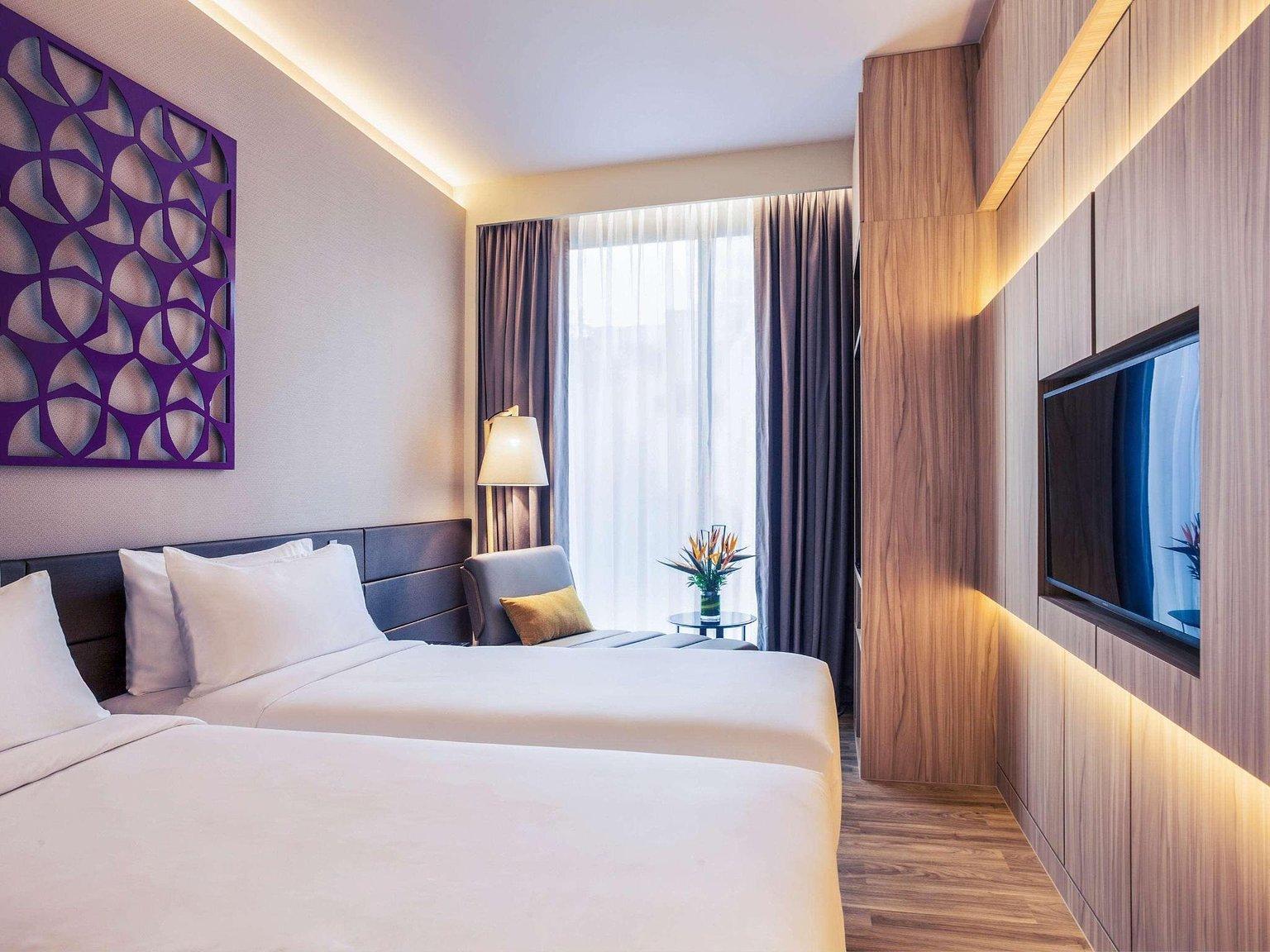Deluxe Room with 2 single beds - 머큐어 싱가포르 온 스티븐스 / Mercure Singapore On Stevens