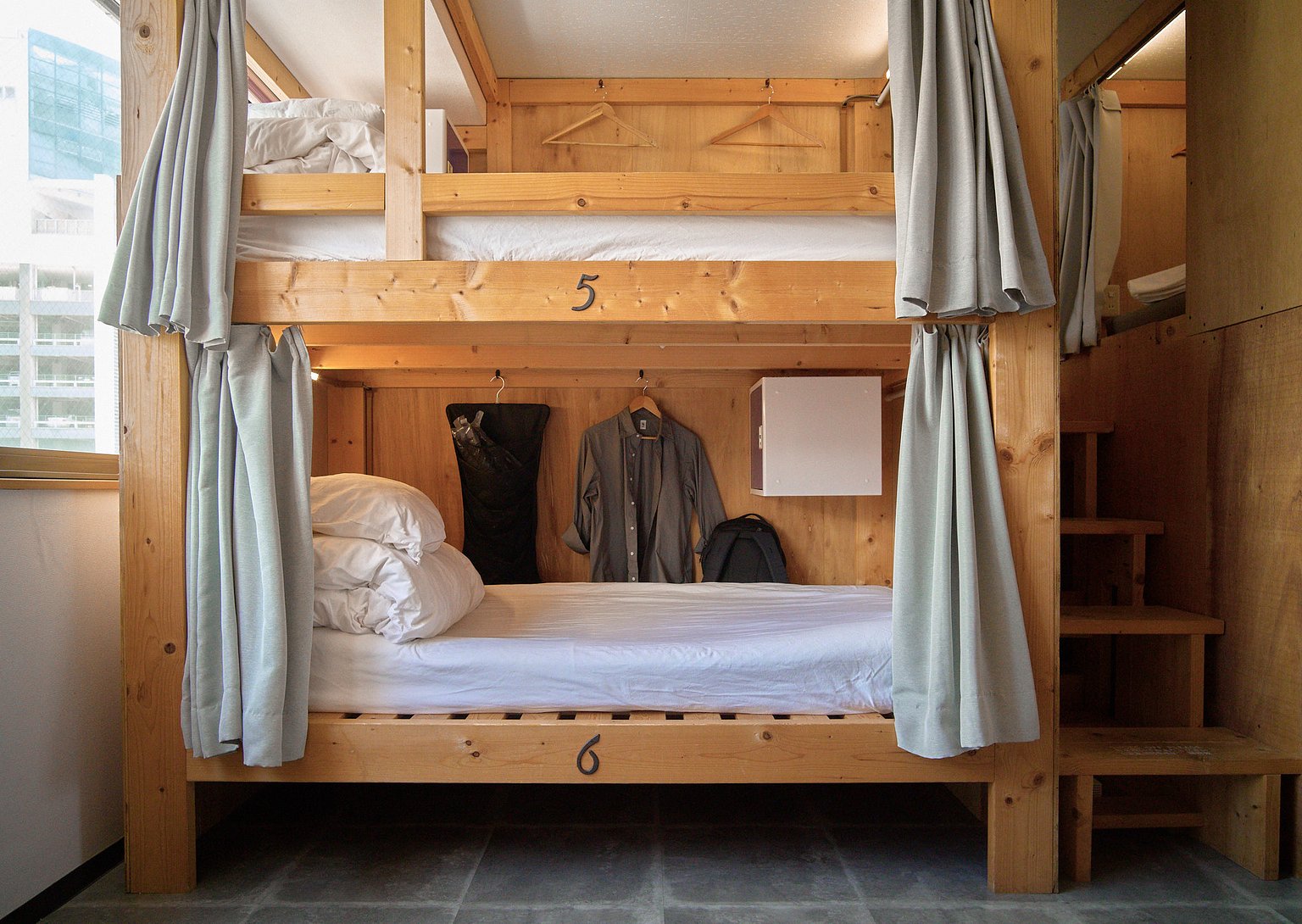 Mixed dormitory for men and women