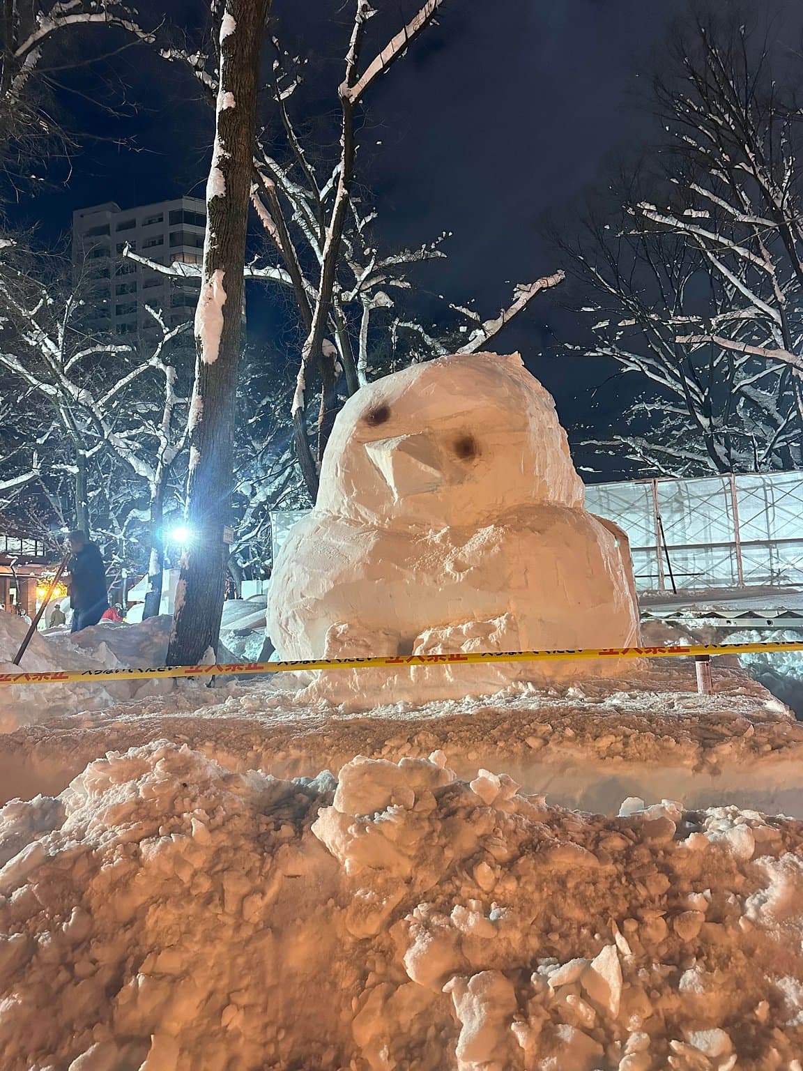 札幌雪まつりの雪像製作｜温泉と広いジムあり | ホテルマイステイズ 