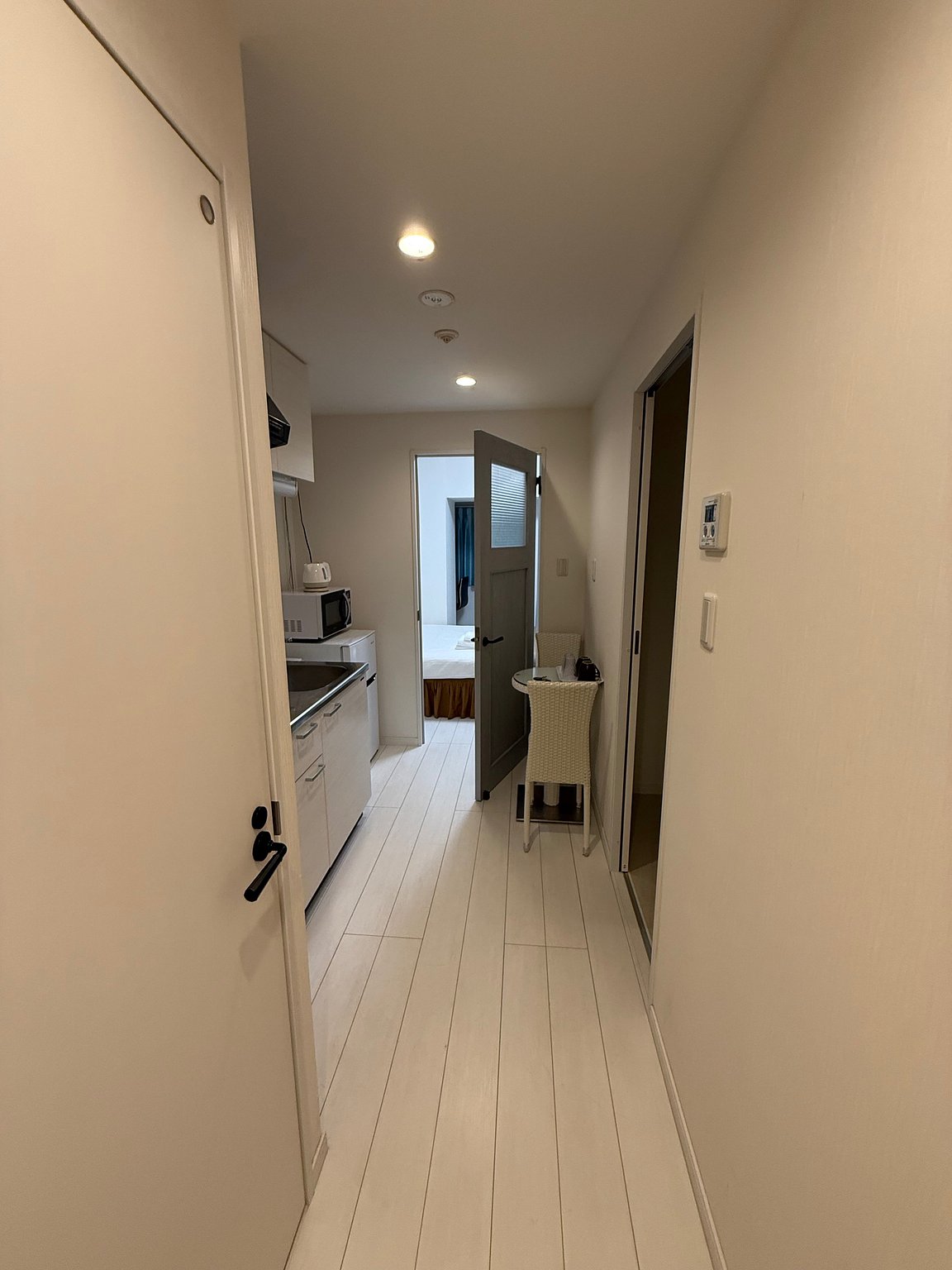 필수 장비가 갖춰진 콘도미니엄