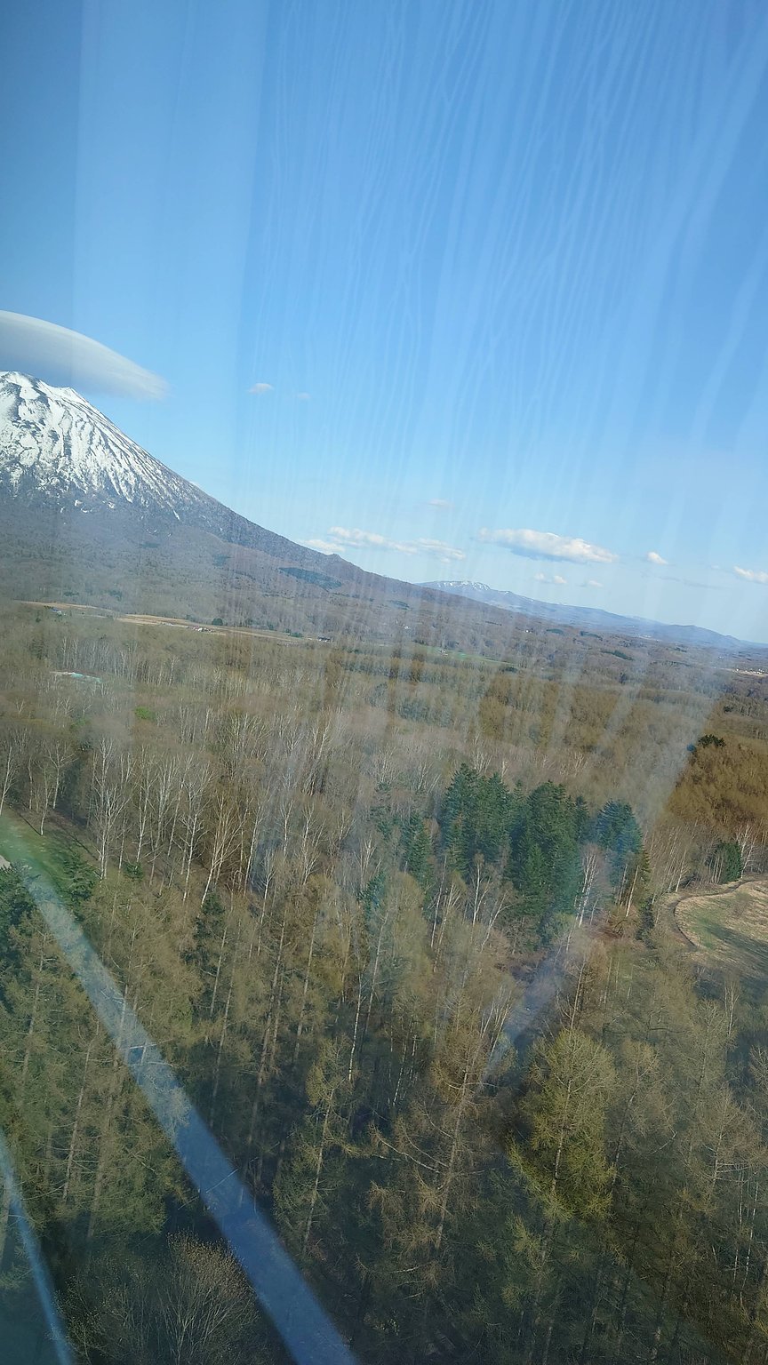 尋找羊蹄山的景色