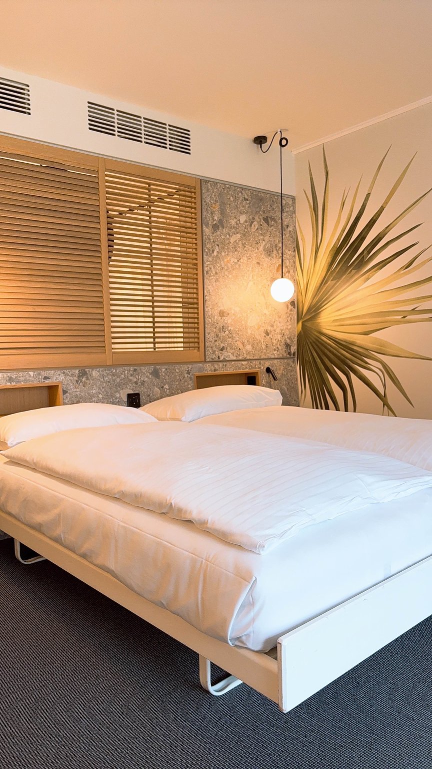 로잔 역 근처의 스타일리시한 호텔 🇨🇭💕