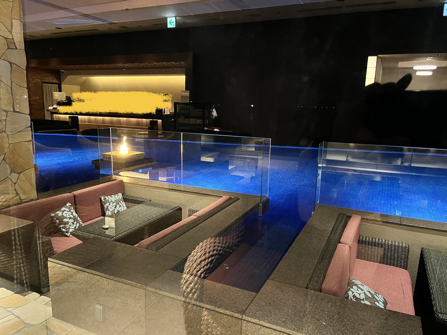 객실 노천탕에 만족!!