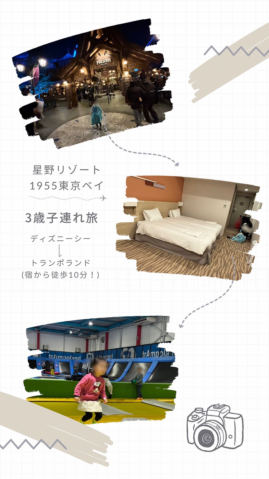 [Travel with Kids] Post-Visit to Disney Sea + Trampoline