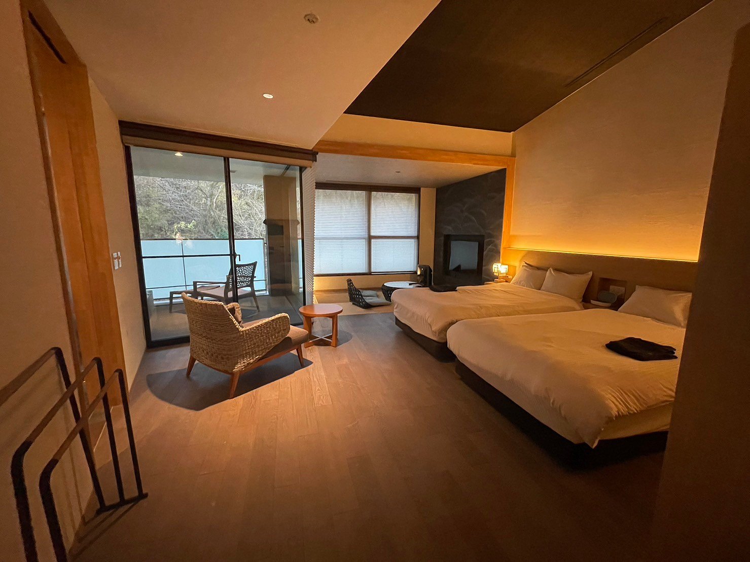 A Luxurious Time Soaking in an Outdoor Bath Surrounded by Nature