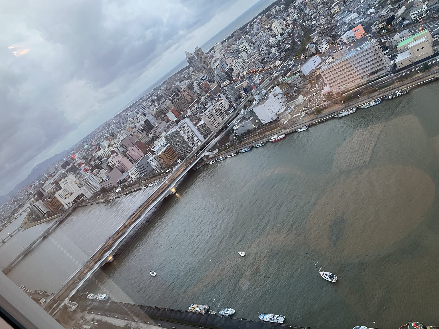 Right in front of Sado Ferry! Excellent access through the connecting corridor!