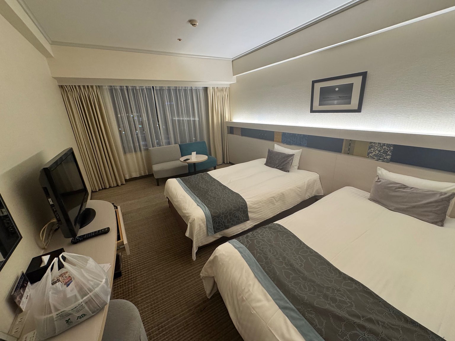 나하 공항 근처 온천이 있는 편리한 호텔♨️