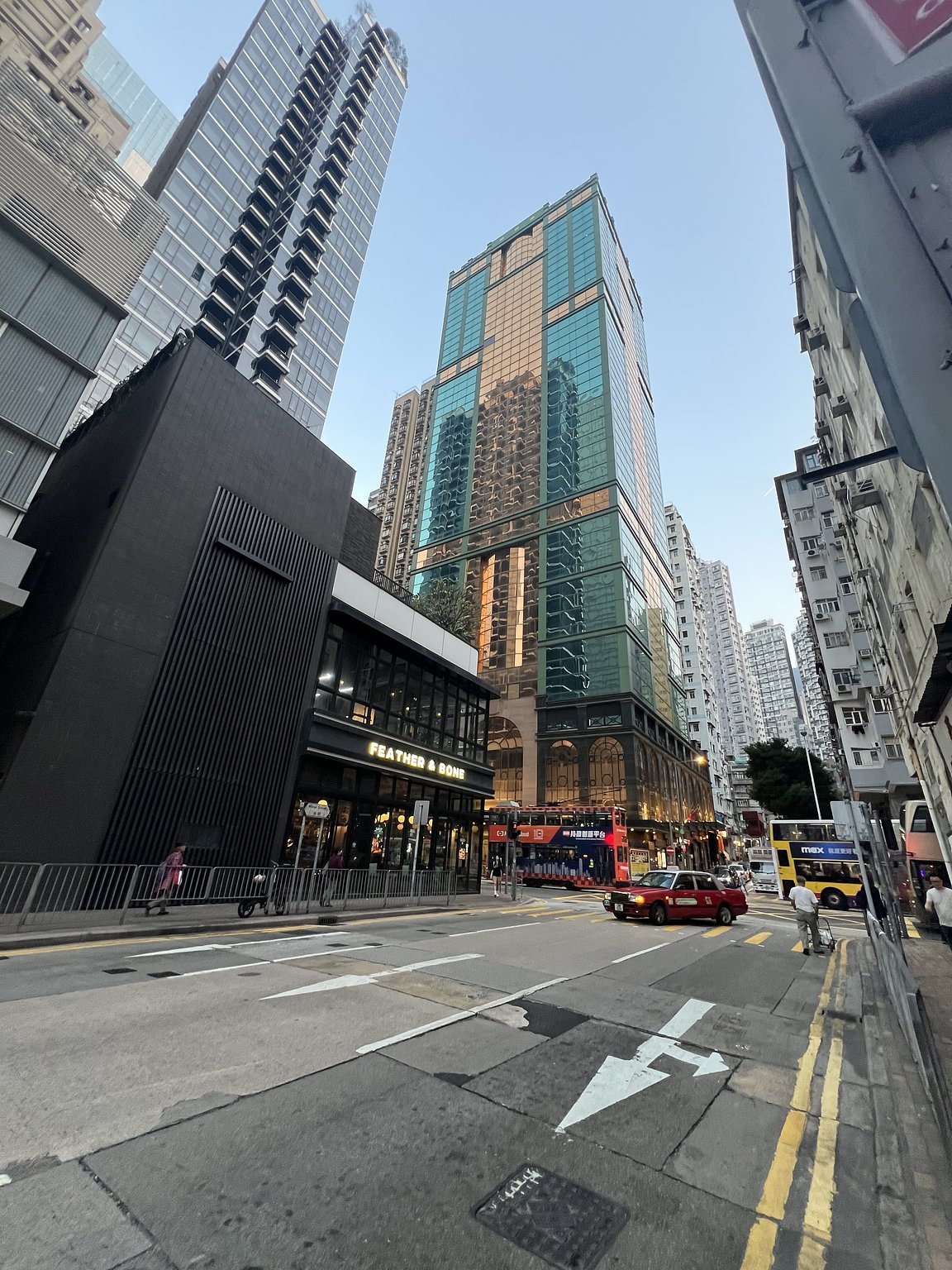 In Front of the Tram Station