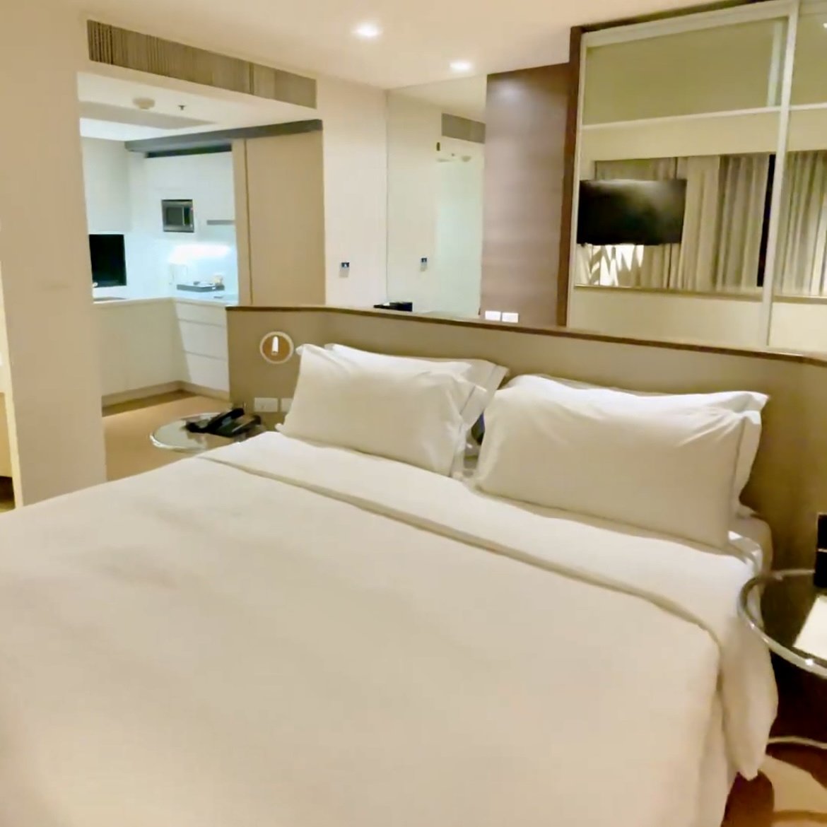 The room is spacious and clean but...