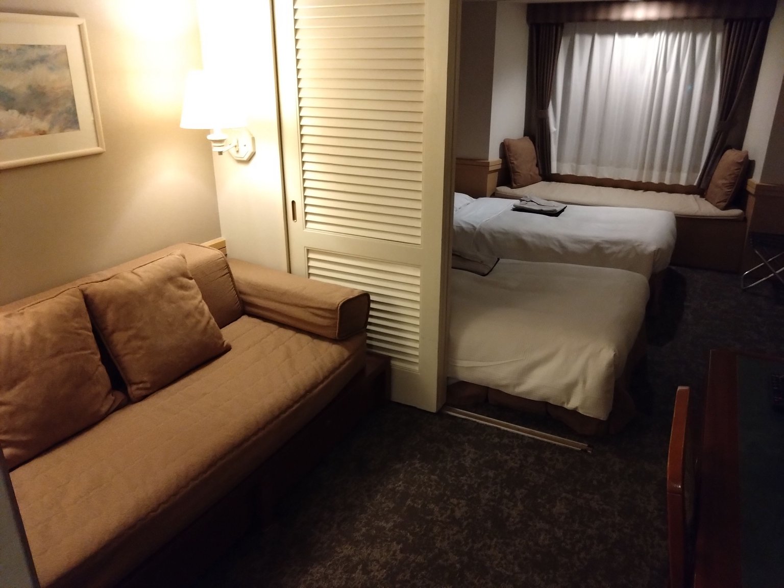 여유로운 구조의 호텔