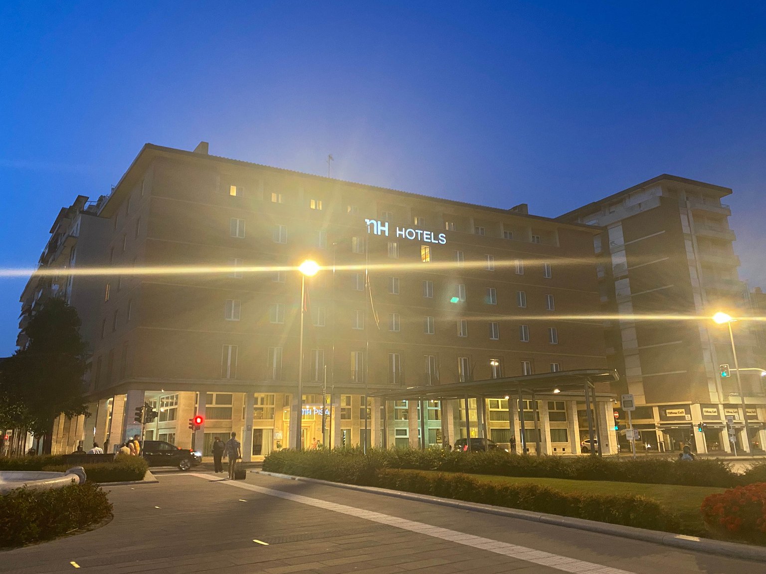 Impressed by the Location of the Hotel Near the Leaning Tower of Pisa