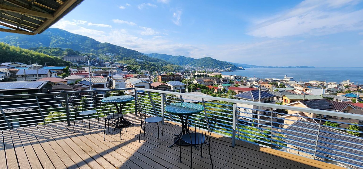 Portrait Photography in a Scenic Location Overlooking the Sea of Atami