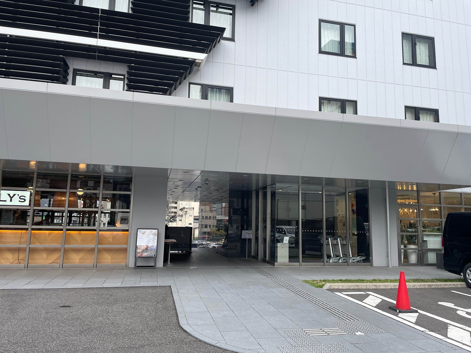 落ち着いた場所にある可愛い🩵ホテルです