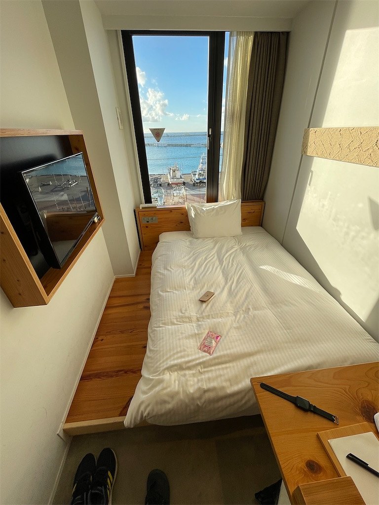 미야코섬에서 바다를 조망할 수 있는 접근성이 뛰어난 저렴한 호텔