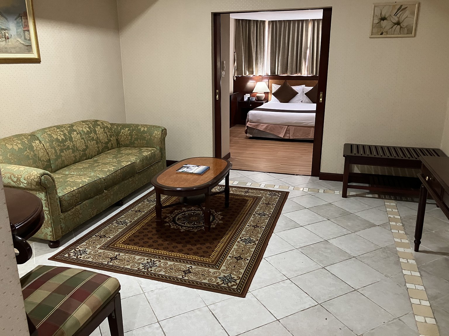 Surprised by the spacious room