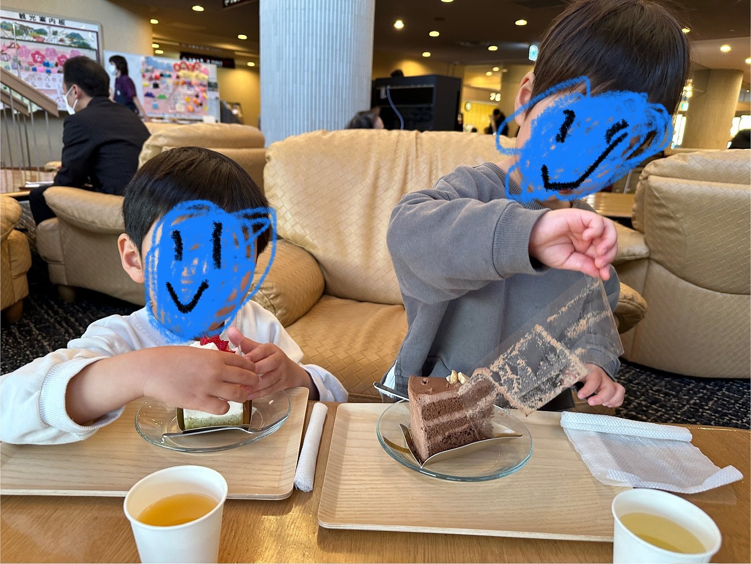 Children's Excitement Soars with Welcome Cake and All-You-Can-Eat Ice Cream