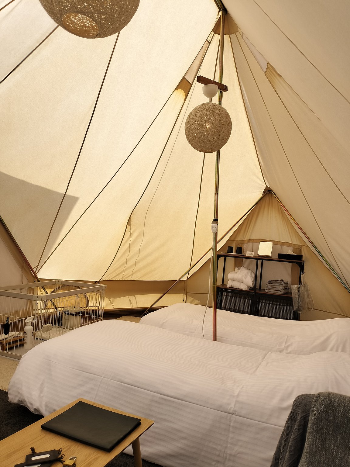 Swaying in the Hammock, Enjoying the Refreshing Mountain Air Before Sunrise