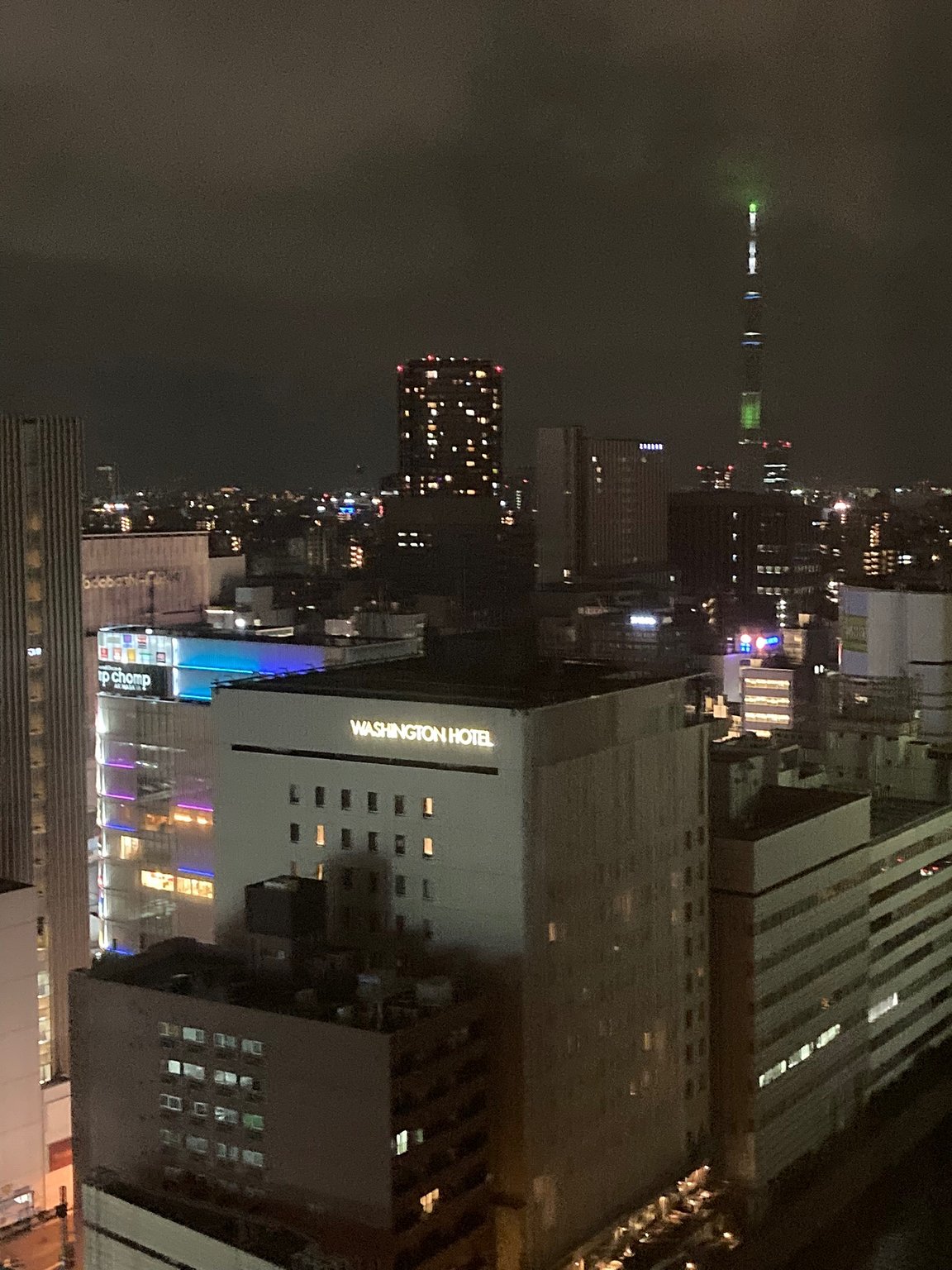 The Sky Tree was visible from my room!
