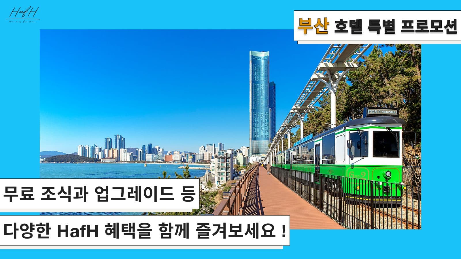 부산에서 즐기는 특별한 여행,  HafH 프로모션과 함께하세요!