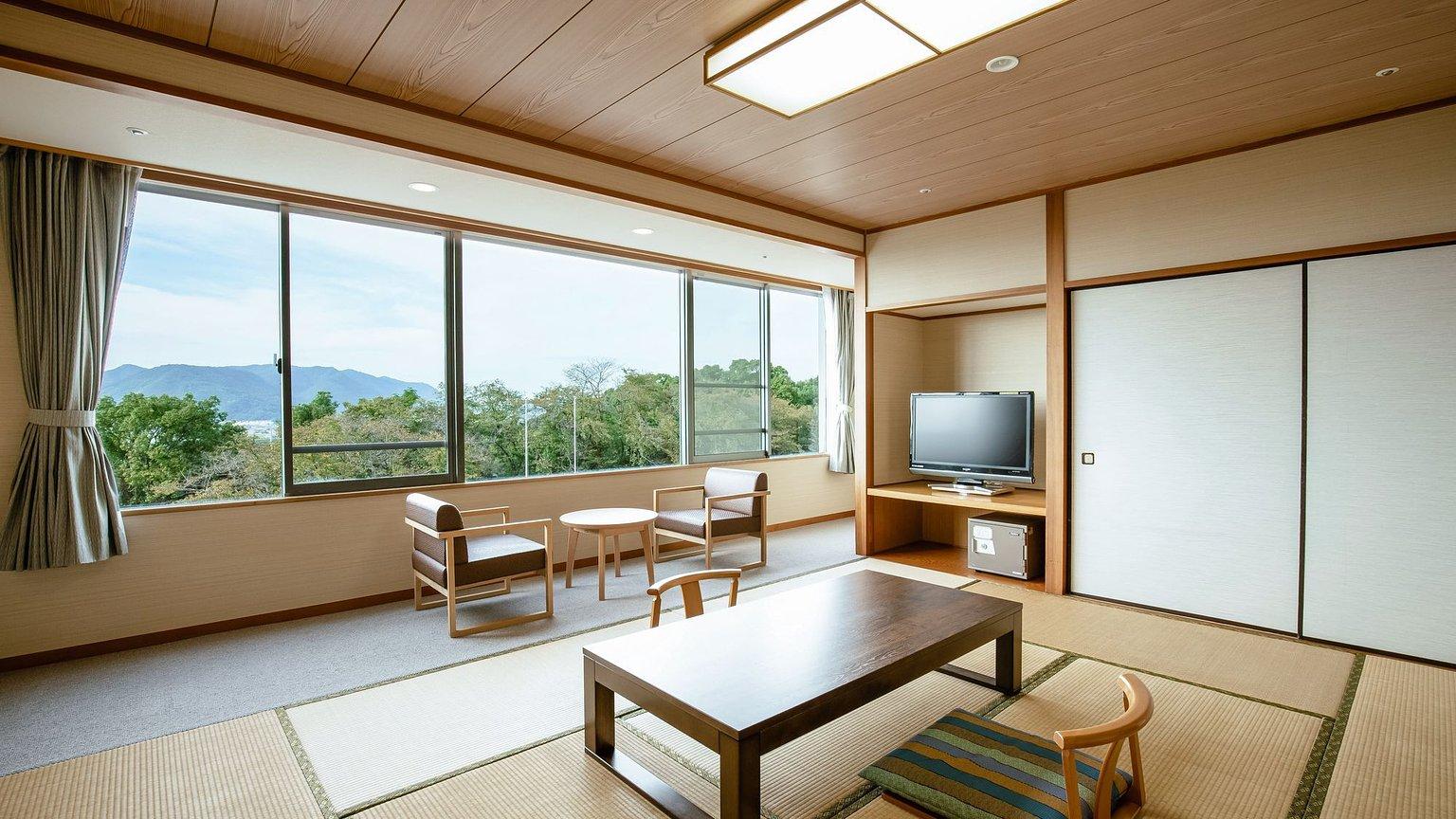 Japanese-style room 10 tatami mats (with 2 meals: Colorful Basic) - KAMENOI HOTEL KANONJI