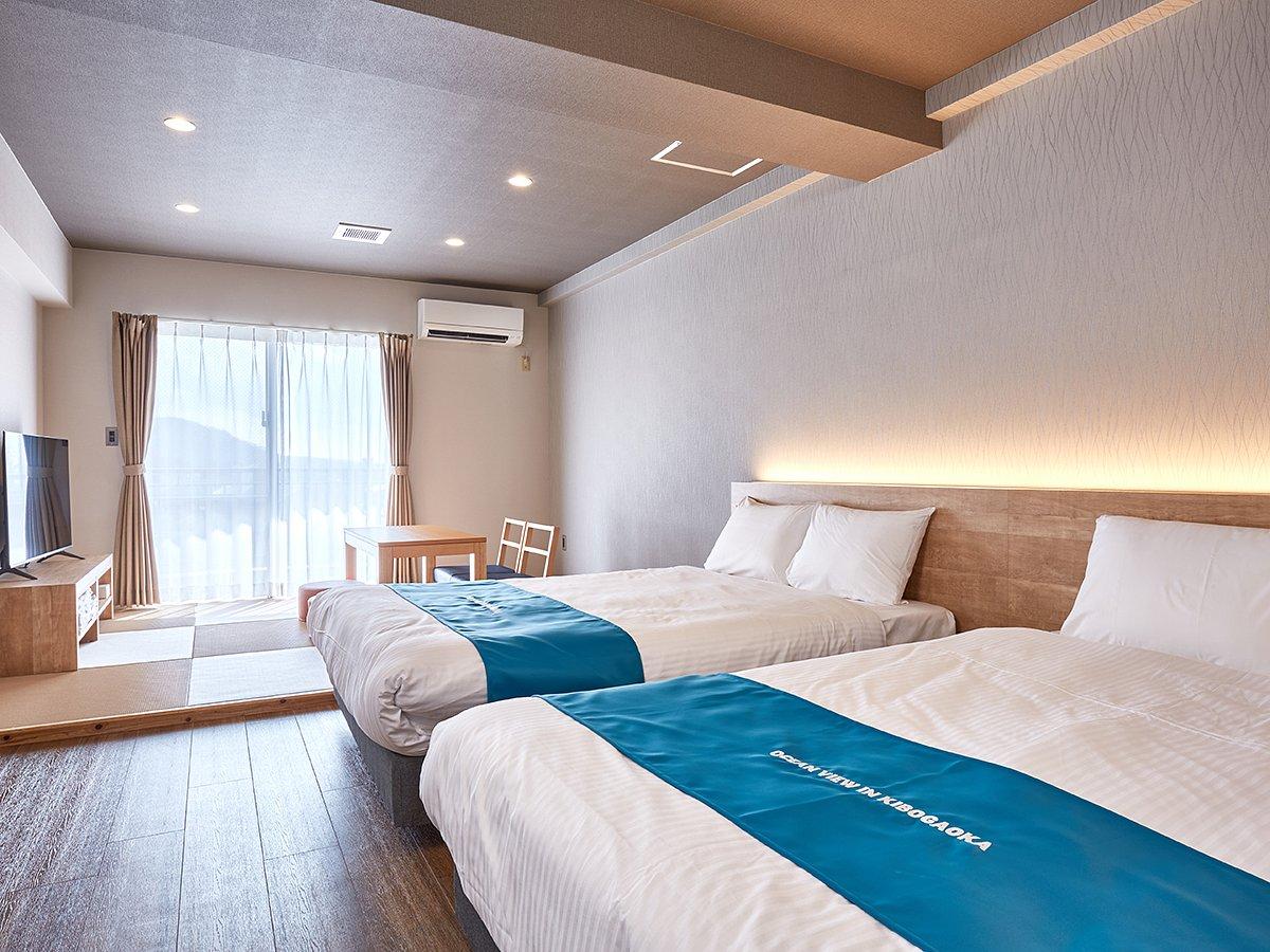 Japanese-Western style room - Ocean View Inn Kibogaoka