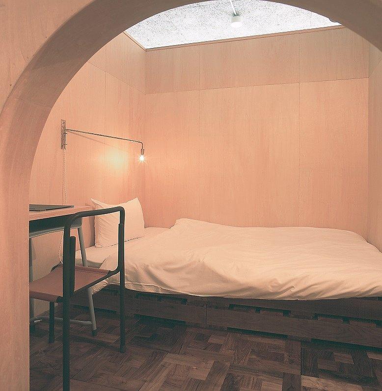 Compact room(Semi-private) - iwashi bldg. hostel