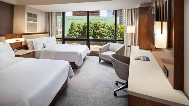 Traditional 2 Double Beds - The Westin Bonaventure Hotel & Suites, Los Angeles