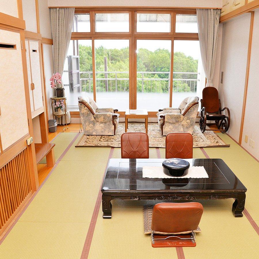 Japanese-style room with open-air bath - Takasago Onsen