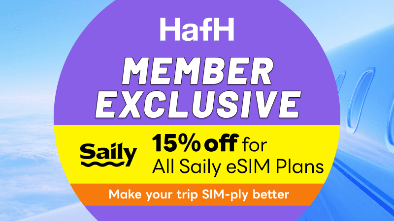 HafH Members Exclusive|15% Off All Saily eSIM Plans